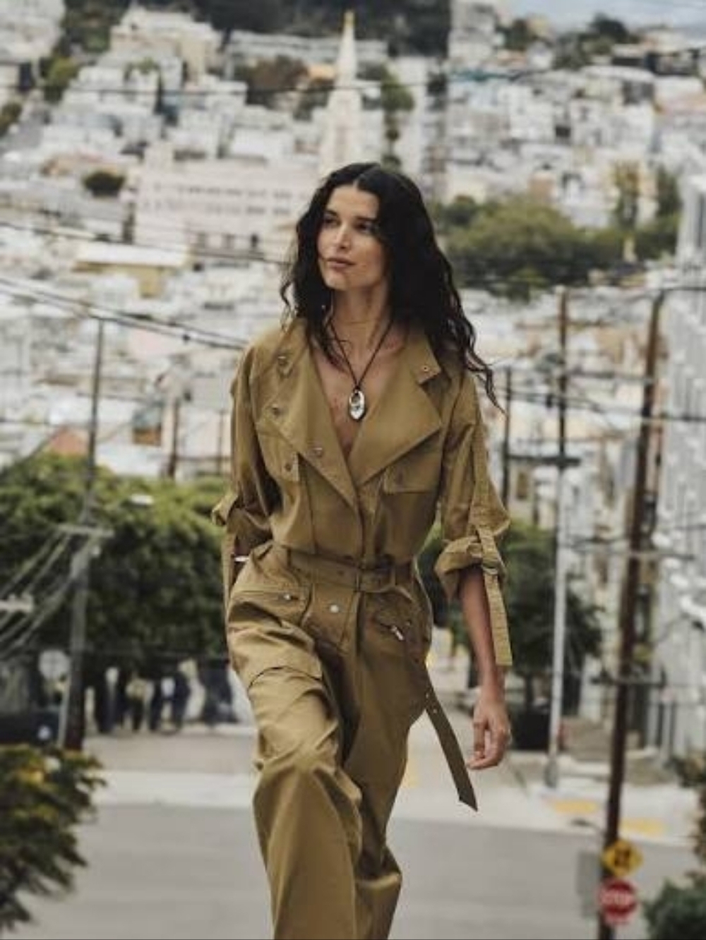 Banana Republic Utility Flight Jumpsuit Khaki Tan NWT